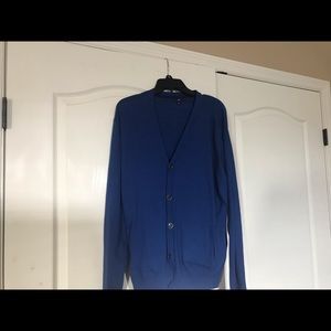 Gap Navy Blue Front cardigan Sweater Men’s Size XL